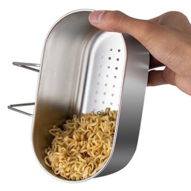 Imagem de Cesta de coador de pia de cozinha, cesta de filtro de pia de aço inoxidável multifuncional para pendurar alimentos para filtrar resíduos de cozinha e lavar frutas ou legumes