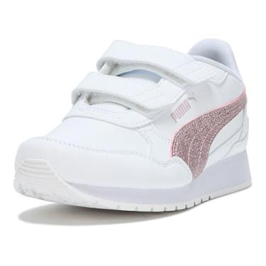 Imagem de PUMA Unissex-Child St Runner Hook and Loop, Puma branco-cobre, rosa e malva, 22