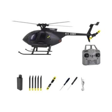 Imagem de Helicóptero RC De Motor Duplo Escala 1:28 MD500 Sem Escova Giroscópio 