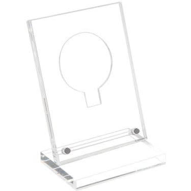 Imagem de Estojo de exibição de palheta de guitarra, estojo de palheta de guitarra de acrílico transparente, caixa de palheta de guitarra com base, suporte de palheta de guitarra para exibição de crachá de