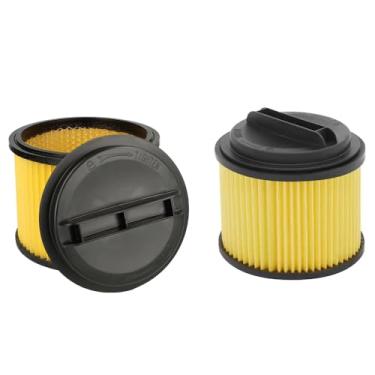 Imagem de 2 PACOTES Amigriki amarelo A32RF03N cartucho de substituição HEPA filtro de vácuo compatível com PWV201 RYO BI 18V Wet/Dry ONE + filtro de vácuo de 4,75 litros com acessório de tampa