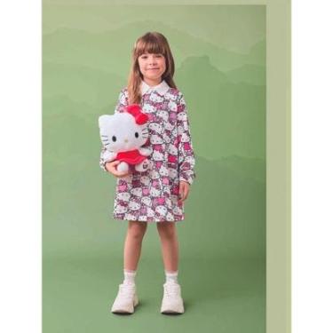 Imagem de Vestido Manga Longa T Dress Hello Kitty Momi-Feminino
