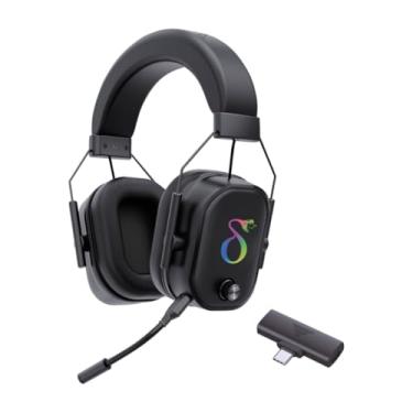 Imagem de Headset Gamer RGB Wireless 25 Horas Delta FB505 500mah Preto
