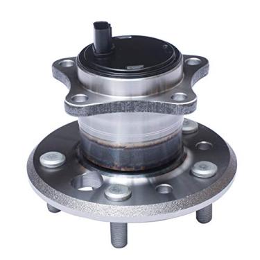 Imagem de Conjunto de rolamento e cubo traseiro direito 512207 da TUCAREST Compatível apenas com Lexus ES300 ES330 ES350 Toyota Camry (modelos de 4 rodas ABS) Highlander (modelos FWD) Avalon Solara [5 Lug W/ABS]