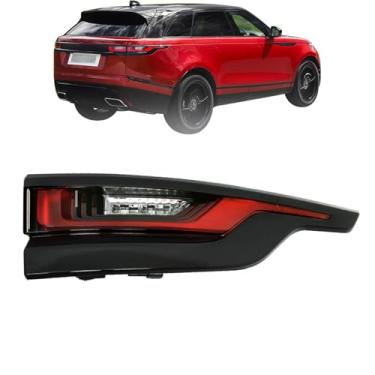 Imagem de Silscvtt Substituição da luz traseira direita para Range Rover Velar 2018-2023 Lâmpada de lente vermelha de freio lado do passageiro LR111106