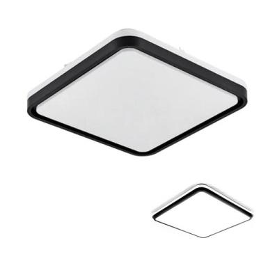 Imagem de Plafon Lustre 3 em 1 LED Sobrepor Moderno Iluminaçao Casa Quarto Sala 