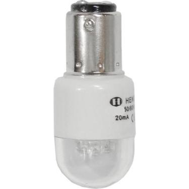 Imagem de 01 Lampada Encaixe 2 Polos Bivolt 3 Leds Maquina Costura Ba15d - NoBra