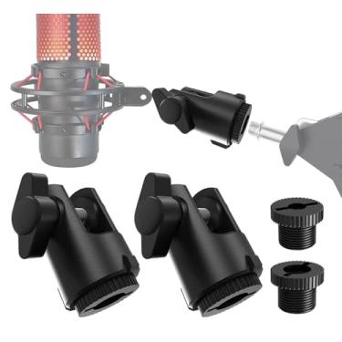 Imagem de ZestWrench Conjunto de 8 Peças de Acessórios para Adaptador de Montagem de Microfone para Braço de Lança Hyperx Quadcast, Adaptador de Suporte de Microfone de Fácil Instalação com Parafuso de 3/8" Ou