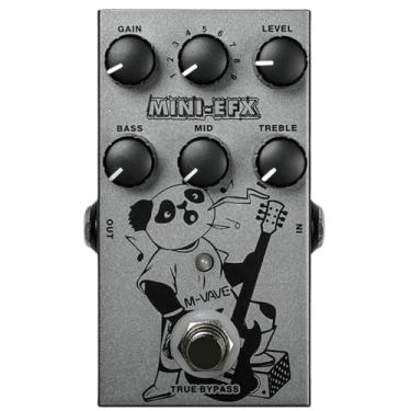 Imagem de M-VAVE MINI-EFX Pedal de Efeitos Múltiplos para Guitarra Elétrica: 4 Overdrives, 4 Distorções, Boost, EQ de 3 Bandas, True Bypass e Design em Metal Compacto para Músicos
