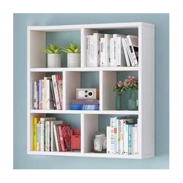 Imagem de PRATILEIRA ARMARIO CUBO 70X70CM VERSATIL ELEGANTE DECORATIVA BRANCO MDF ORIGINAL