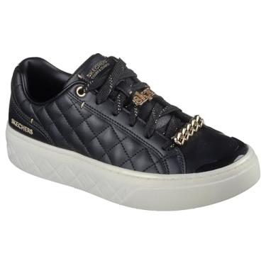 Imagem de Skechers Tênis feminino Rubie-acolchoado Love, Preto/dourado, 37