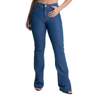 Imagem de Calça Jeans Sawary Boot Cut - 280045 Azul Médio, Azul médio, 40