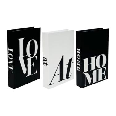 Imagem de Wswqop 3 peças de livros falsos decorativos, caixa de papelão realista, arte de livro, livros falsos dobráveis ​​e modernos para armário, sala de estudo