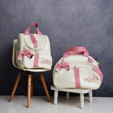 Imagem de Kit Bolsa de Maternidade Conjunto de 2 Peças Menina/Menino - BabyLiffe