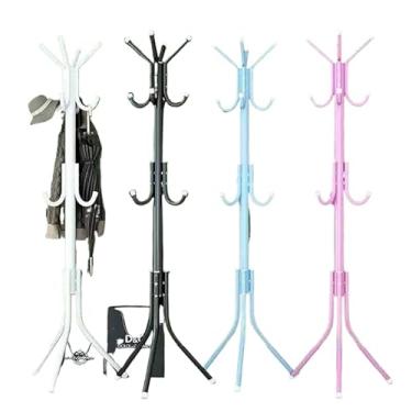 Imagem de Mancebo Cabideiro de Chão 9 Ganchos Desmontável Organizador para Roupas bone e bolsas (2,GANCHO ALEATORIO)