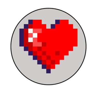 Imagem de Adesivo Decorativo Redondo para Games, 20 cm (JG4, ADESIVO PLASTICO, 20CM)