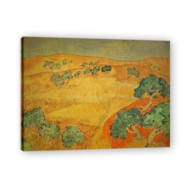 Imagem de Paisagem de verão murais Diego Rivera – arte do realismo socialista mexicano, muralista do século 1188, coleção clássica do museu de Nova York para decoração de casa 70 x 91 cm