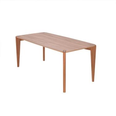 Imagem de Mesa de Jantar Retangular com Tampo de MDF Canela Harmony Natural 184 cm