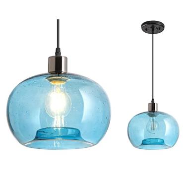 Imagem de jengush Luminária Pendente Moderna Operada Por Bateria Com Controle Remoto, Luminárias Suspensas De Teto Para Mini Ilha Cozinha, Pendentes Sobre A Mesa, Ilha, Sala Jantar, Estar, Quarto