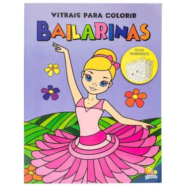 Imagem de Vitrais Para Colorir: Bailarinas