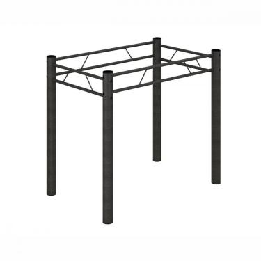 Imagem de Base Para Mesa De 100x60 Maraba Martelado Grafite Teixeira Grafite