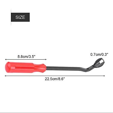 Imagem de Car Porta Trim Painel Vidro Remoção Estofos Removedor Fixar Ferramenta 225mm, Metal Sólido Resistente Com Alça Ergonômica, Fácil Alcance (Curto)