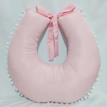 Imagem de Almofada Amamentação para Bebê 100% Algodão - Mãe e Filho Enxovais, Ro