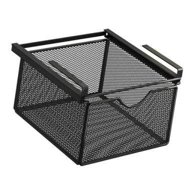 Imagem de Ｂｅｓｇａ Cesta de armazenamento removível sob a prateleira, gaveta suspensa sob o armário para guarda-roupa, escritório doméstico, armário, cômoda, M