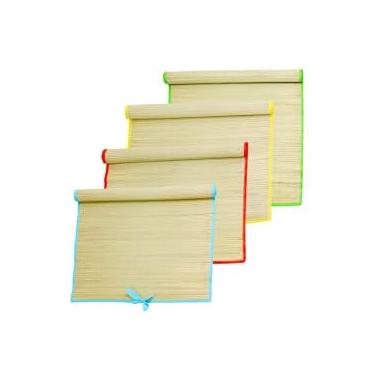 Imagem de Esteira de Praia em Palha, 170 x 60 cm, Dobrável, Sortida