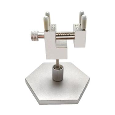 Imagem de Ioensy Mini furadeira, torno de profissional para reparo de relógios, universal, faça você mesmo, artesanato, ajustável, grampo plano resistente, Base Rômbica