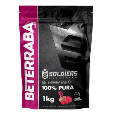 Imagem de Beterraba Em Pó 1Kg - 100% Pura - Soldiers Nutrition