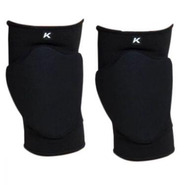 Imagem de Joelheira Kanxa C/ Espuma Voley Seleção Par 6541 Preto