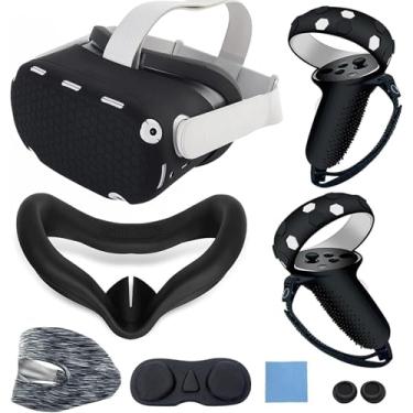 Imagem de JYMEGOVR for Oculus Quest 2 Controller Silicone Cover, Protective Case Set Accessories for Meta VR, Multi Colors Soft Shell Skin
