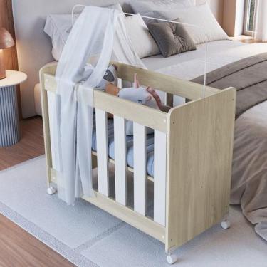 Imagem de Berço Evolutivo 4 em 1 com Colchão Carvalho Araguaia - Completa Móveis