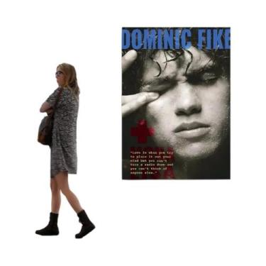 Imagem de Dominic Fike Pop Singer Adesivo De Parede Vintage Para Sala De Estar, 