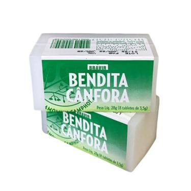 Imagem de Bendita Cânfora Tablete Estojo com 8 Unidades de 3,5g