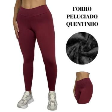 Imagem de Calça Legging Térmica Peluciada Inverno Leg Felpuda Flanelada -c13 SOR