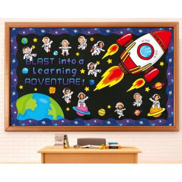 Imagem de Decorações de quadro de avisos Justforjoyful Outer Space