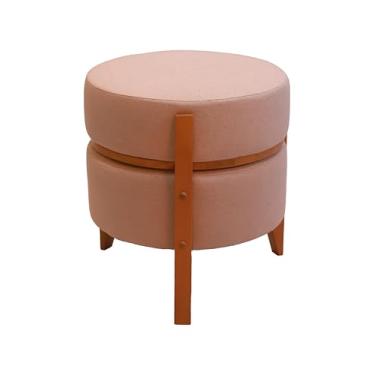 Imagem de Puff Multiuso Premium - Vira mesa - Em linho e Madeira Maciça