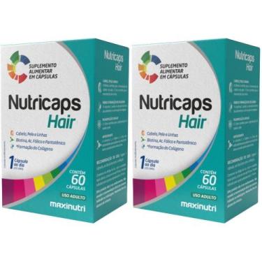 Imagem de KIT 2X Nutricaps Hair 60 cápsulas - Maxinutri