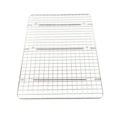 Imagem de Zerodis Rack de Resfriamento Quadriculado Resistente à Ferrugem 304 Aço Inoxidável Forte Prospecção de Assadeira Rack para Padaria Em Casa, Se Encaixa na Maioria Dos Fornos Padrão