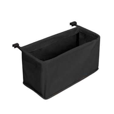 Imagem de Gralara Bolsa de transporte para carrinho de vagão à prova d'água, acessórios para carrinhos de mão, bolsa de armazenamento para carrinho de compras, Preto
