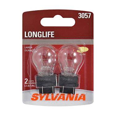 Imagem de SYLVANIA - Miniatura de longa duração 3057 – Lâmpada, ideal para luzes diurnas (DRL) e luzes de backup/reverso (contém 2 lâmpadas)