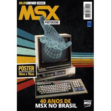 Imagem de Pôster MSX 40 Anos de Brasil - 50cm x 70cm Sem Dobras - Editora Europa