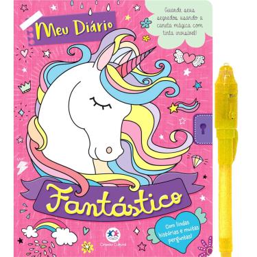 Imagem de Diário Infantil Meu Diário Fantástico — com Caneta de Tinta Invisível (Diário Mágico)
