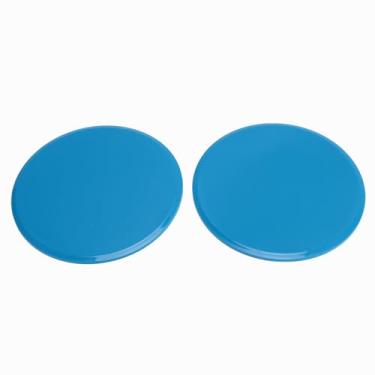 Imagem de Exercício Core Sliders Compact Dual Sided Gliding Discos para Full Body Workout Construir Força do Núcleo Funcional em Casa ou Ginásio Material ABS 7 polegadas de diâmetro (Azul)