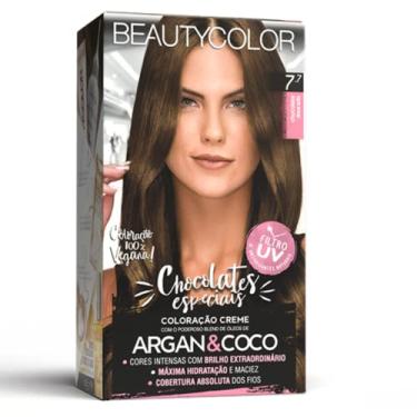Imagem de Coloração Kit BEAUTYCOLOR - 7.7 Chocolate Dourado