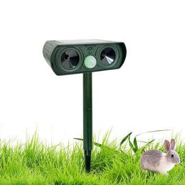 Imagem de Repelente Solar para Animais, Dissuasor À Prova D'água Para Coelhos e Cães, Dispositivo Para Gatos E Animais Com Controlo Por Sensor De Movimento Para Proteção De Jardim Pátio Quinta E Quintal