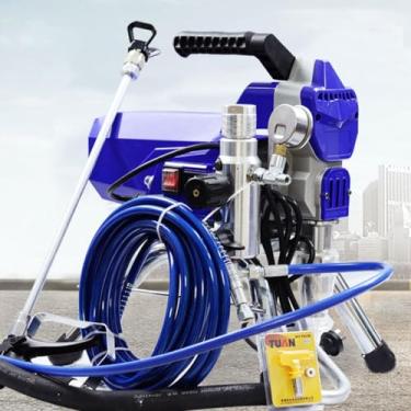 Imagem de 2200w Airless Pulverizador De Tinta De Parede, Tubo De Alta Pressão, Motor Sem Escova, 110V