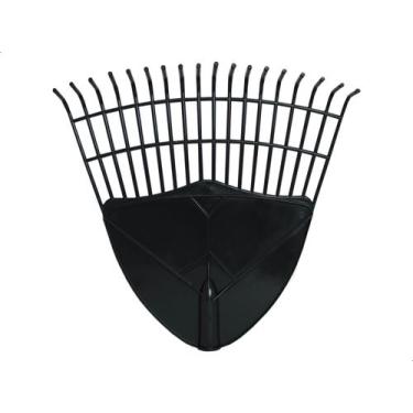 Imagem de Vassoura Jardim Rastelo Plástico Folhas Grama N18 Preto - JORANI